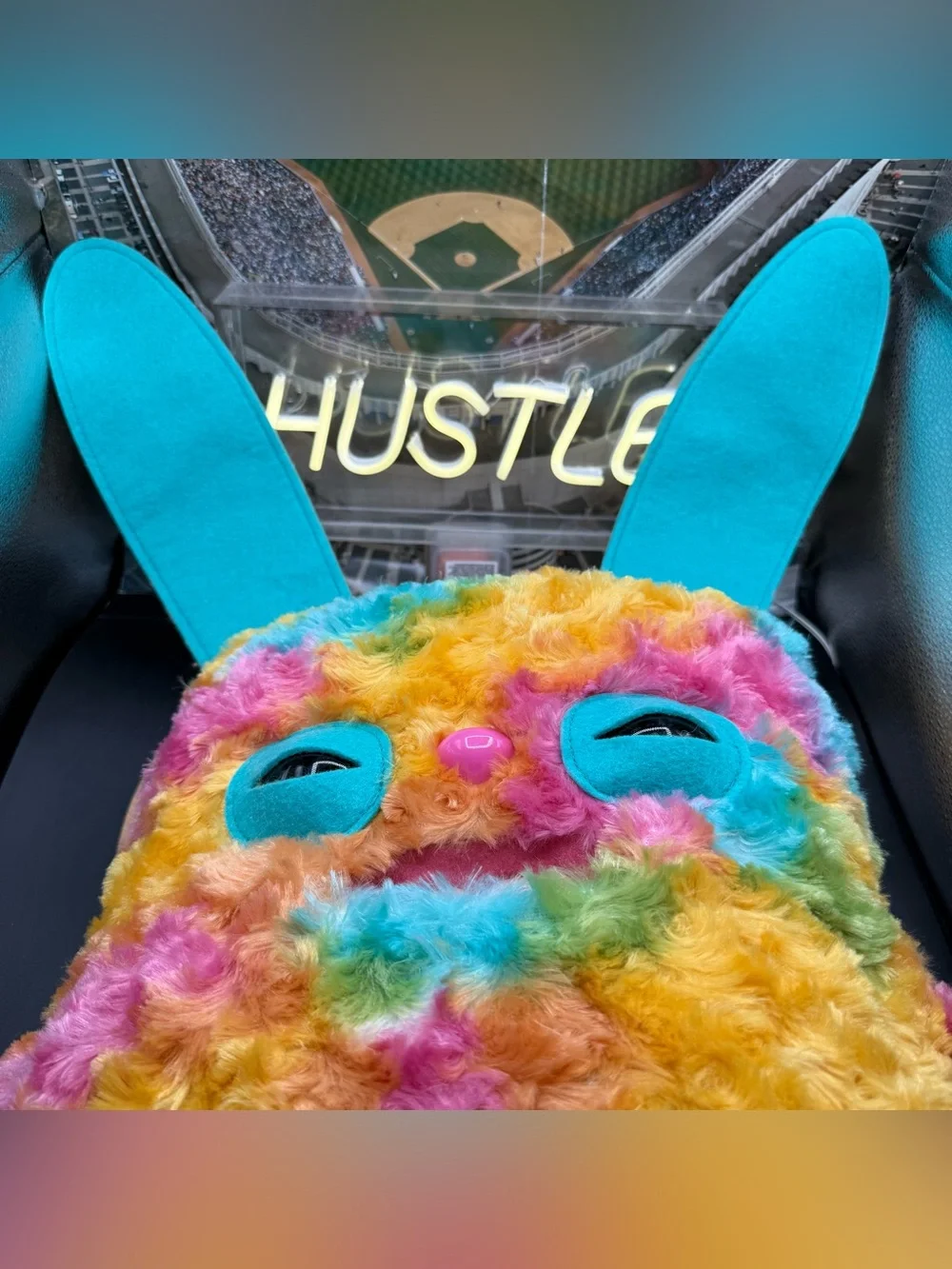 ZURU Fugglers Bigg Fuggs - Ugly Monster Plush - 17 inches (Rabid Rabbit Tye Dye)